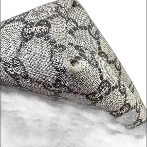 Gucci Vintage 1970's Large Coated PVC Tote Bag in Plus GG Web (GGXX150) - Picture 4 of 16